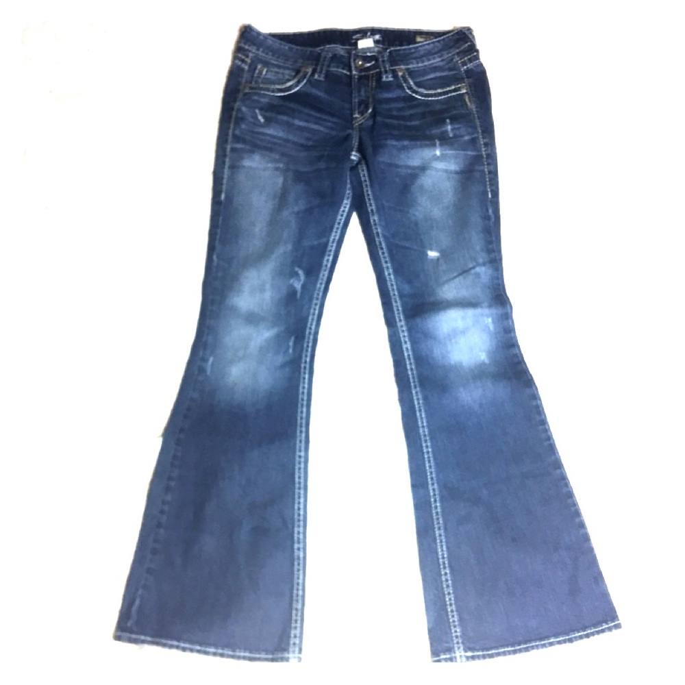 Silver Eden Boot Cut Flare Leg Denim Jeans